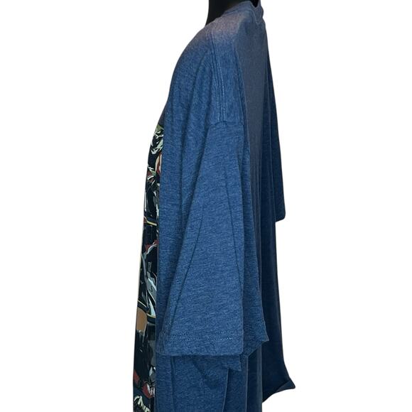 Marvel Avengers Superhero Collage T-Shirt 4X Blue Tee Hulk Iron Man Thor Cap - Picture 7 of 10